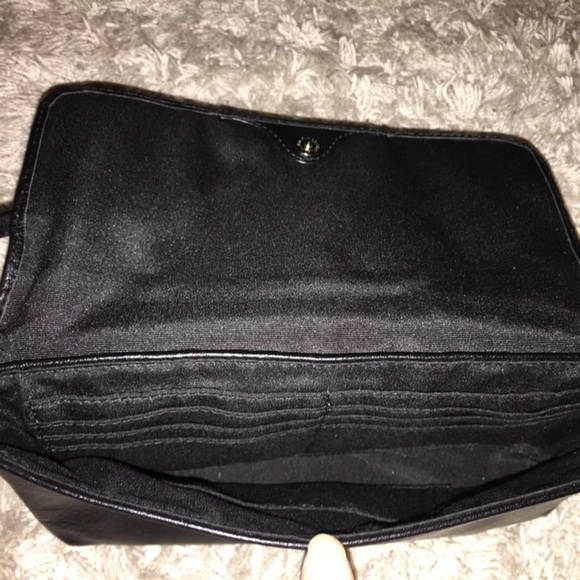 Coach Black Leather clutch bag - Picture 3 of 4